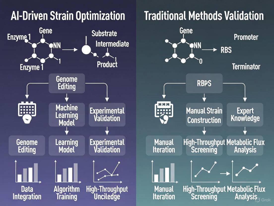 AI vs. Traditional Strain Optimization: A New Era of Validation, Efficiency, and Biological Relevance