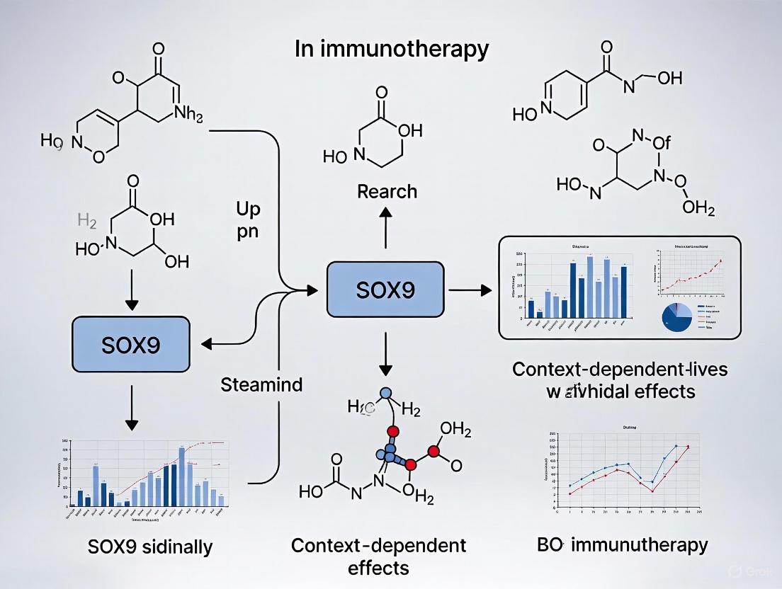 SOX9 in Immunotherapy: Unraveling Context-Dependent Roles from Cancer Foe to Repair Ally