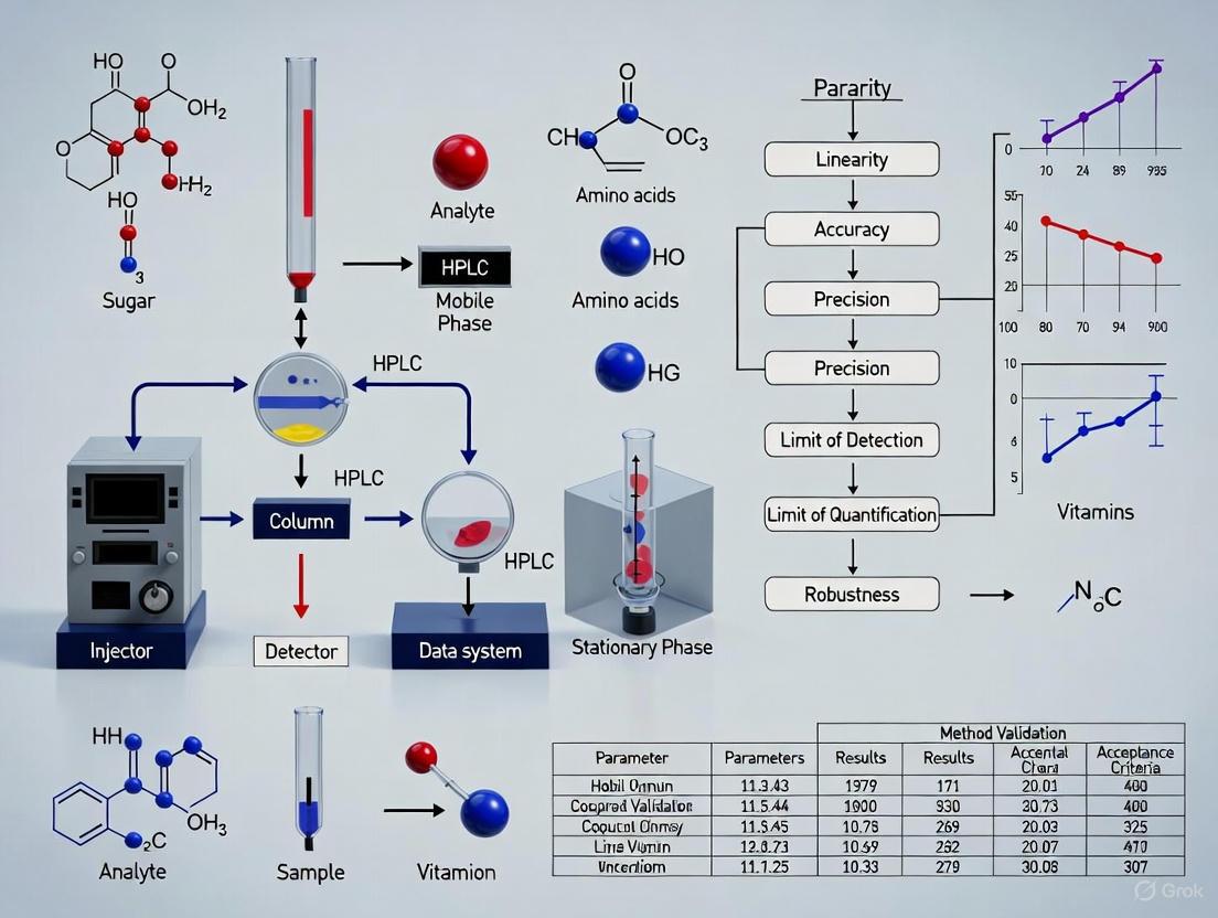 A Practical Guide to HPLC Method Validation for Food Analysis: Protocols, Applications, and ICH Compliance