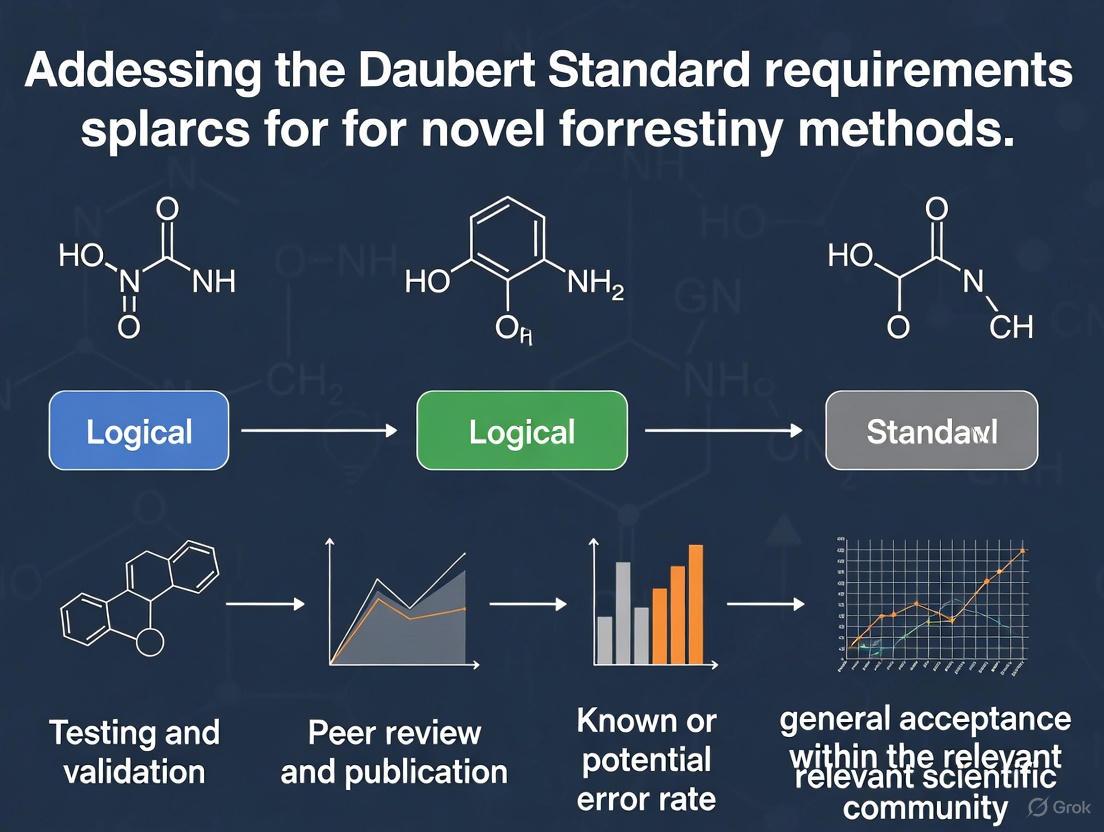 Navigating Daubert: A Strategic Guide to Validating Novel Forensic Methods for Biomedical Research