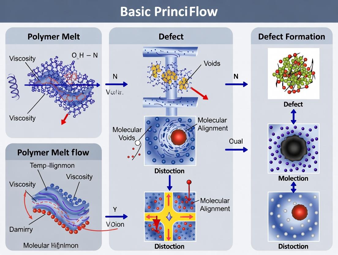 Polymer Melt Flow Fundamentals: Understanding Viscoelastic Behavior and Defect Formation in Pharmaceutical Processing