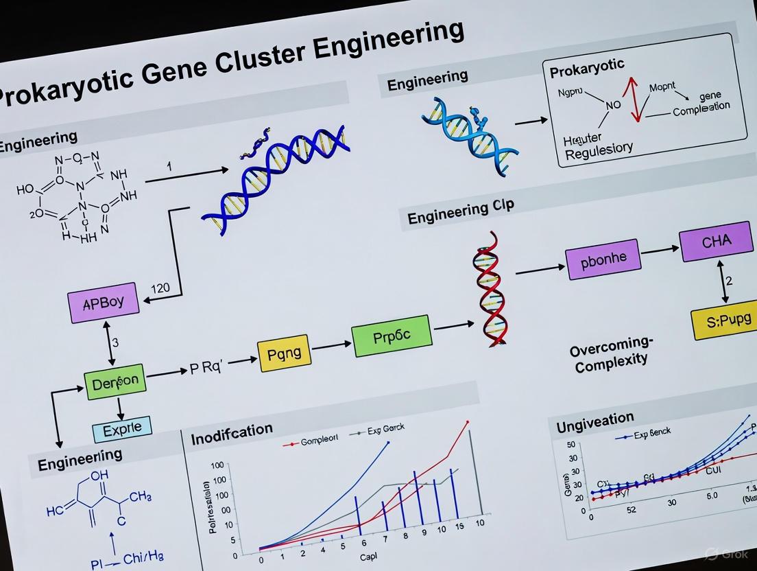 Navigating the Maze: Strategies for Overcoming Regulatory Complexity in Prokaryotic Gene Cluster Engineering