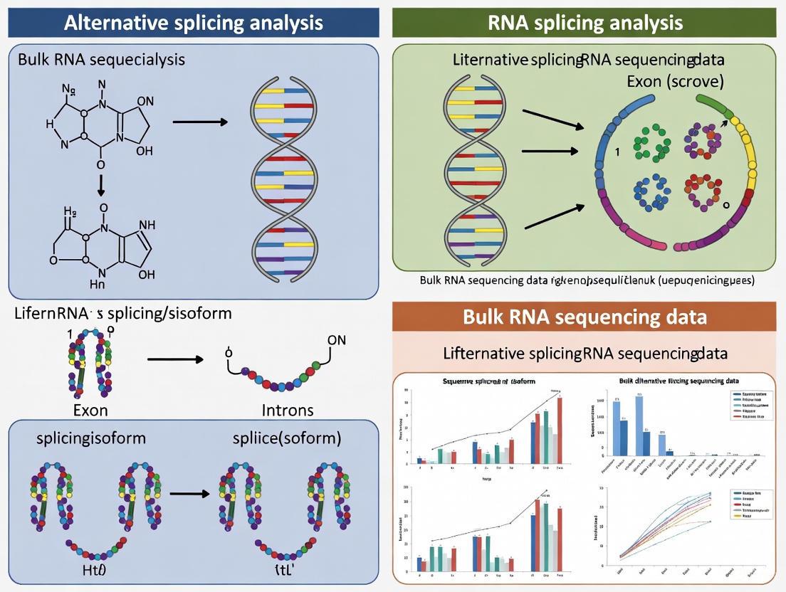 A Comprehensive Guide to Alternative Splicing Analysis with Bulk RNA-Seq: From Foundational Concepts to Clinical Applications