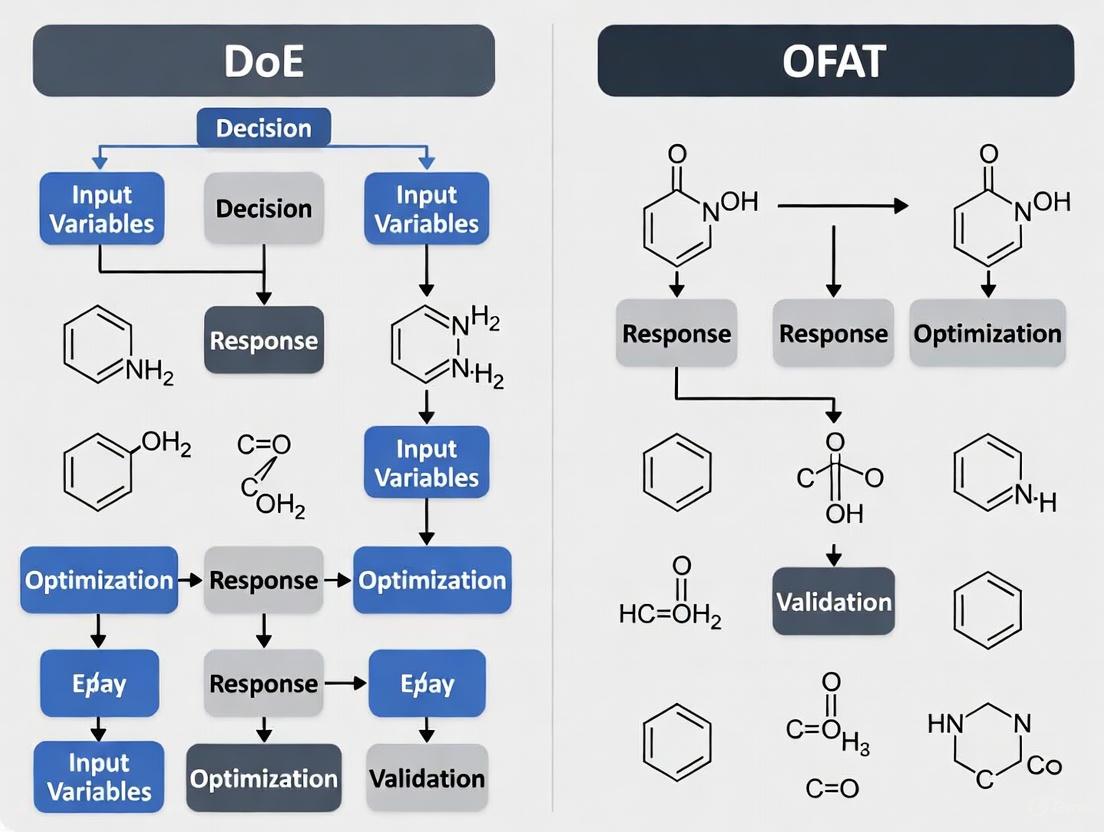 Beyond Trial and Error: A Practical Guide to DoE vs OFAT for Optimizing Organic Synthesis