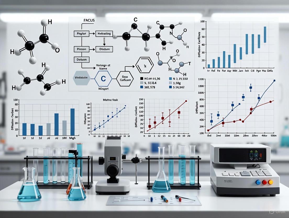 Validating Diffusion Coefficient Calculation Methods: From Foundational Principles to Advanced Applications in Biomedical Research