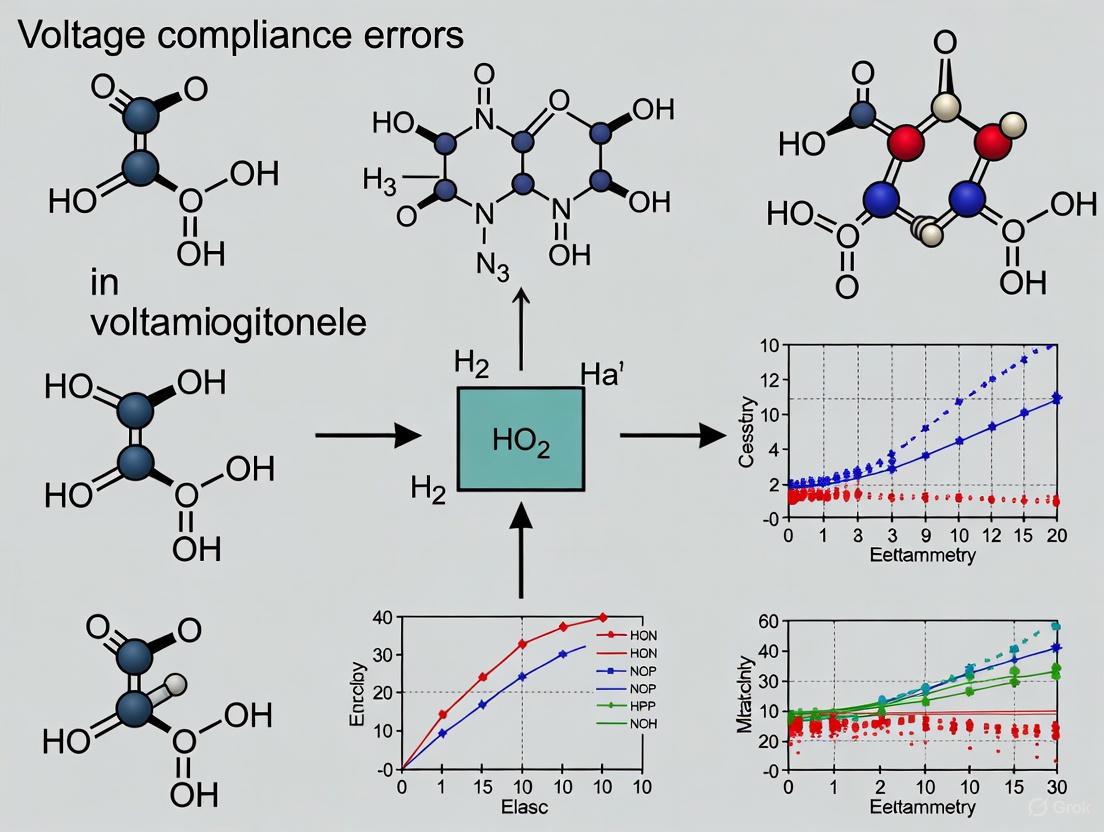 Understanding and Resolving Voltage Compliance Errors in Voltammetry: A Troubleshooting Guide for Researchers