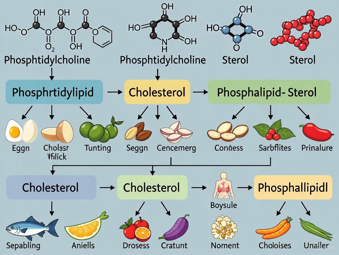 Phospholipids and Sterols in Food: Composition, Analysis, and Biomedical Applications for Researchers