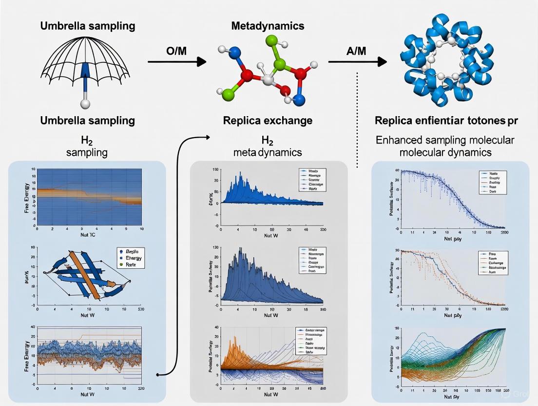 Enhanced Sampling Methods for Rare Event Tracking in Molecular Dynamics: A Comprehensive Guide for Drug Discovery