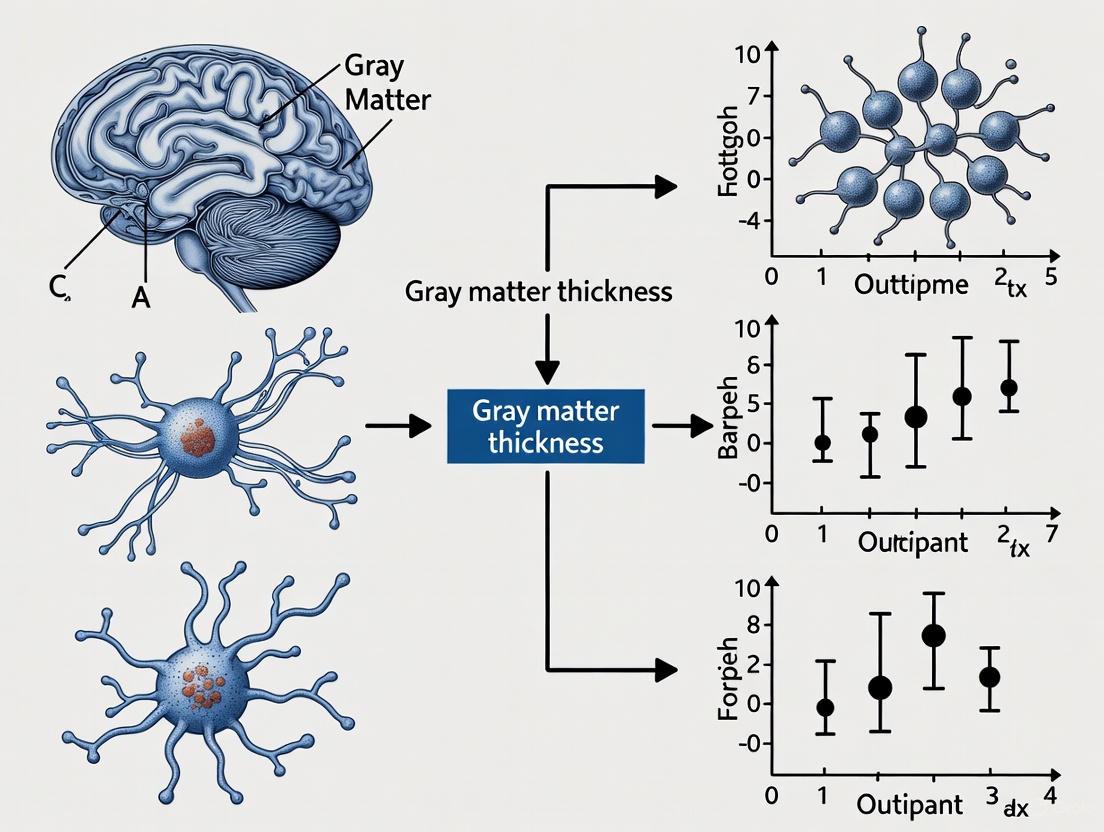 Gray Matter Thickness and Behavioral Outcomes: From Neural Correlates to Clinical Applications