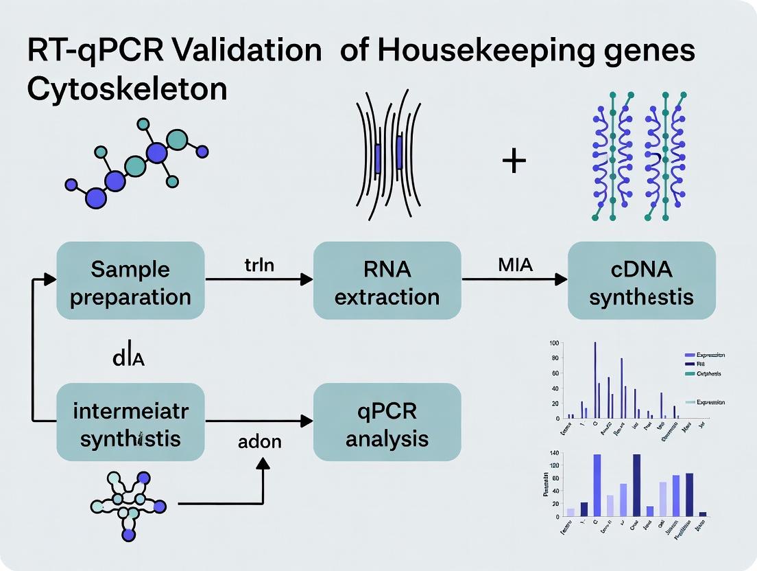 Validating Stability: The Critical Role of Housekeeping Genes in Cytoskeletal RT-qPCR Research