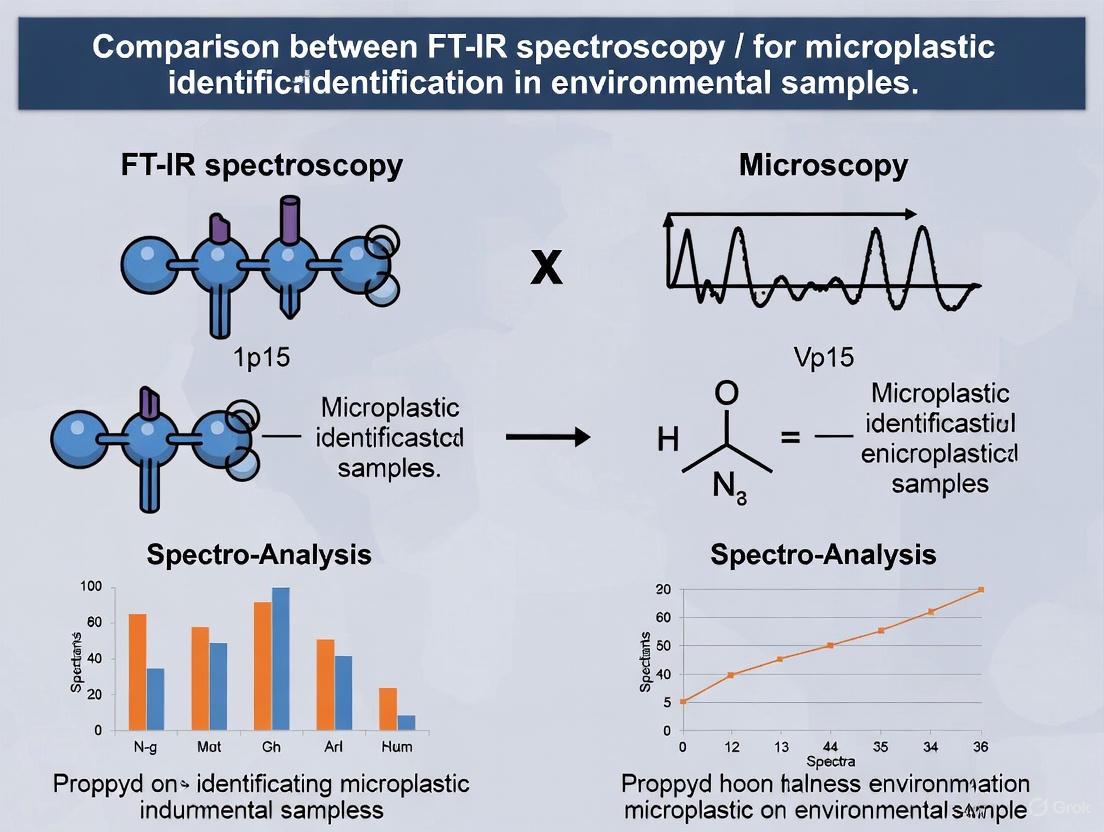 FT-IR vs. Microscopy for Microplastic Identification: A Comprehensive Guide for Environmental and Biomedical Research