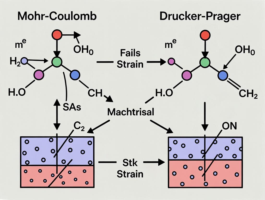 Mohr-Coulomb vs Drucker-Prager Failure Criteria: Advanced Material Modeling for Biomedical Research
