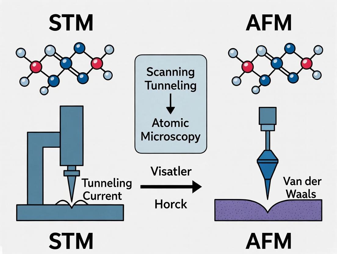 STM vs AFM: A Comprehensive Guide to Resolution Limits for Biomedical Researchers