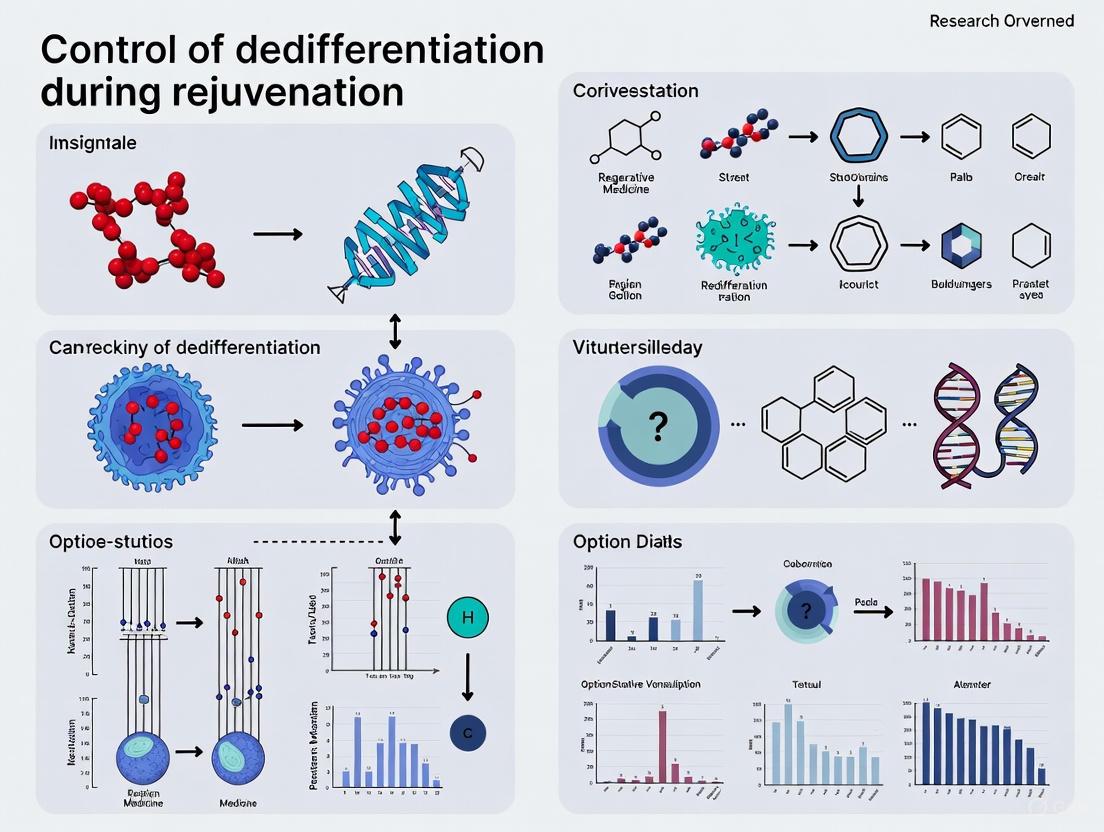 Controlling Dedifferentiation in Cellular Rejuvenation: Strategies for Safe Reprogramming and Therapeutic Application