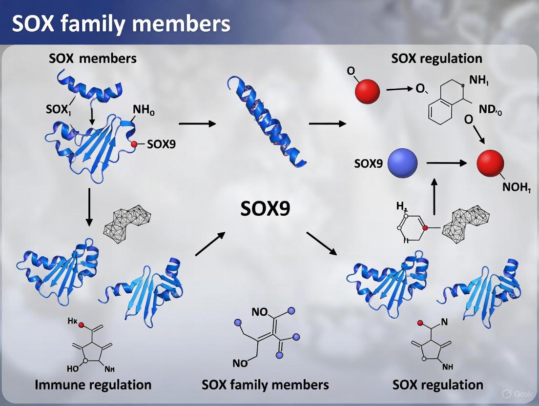 SOX Family Cross-Talk in Immune Regulation: Unraveling SOX9 Networks for Cancer Immunotherapy