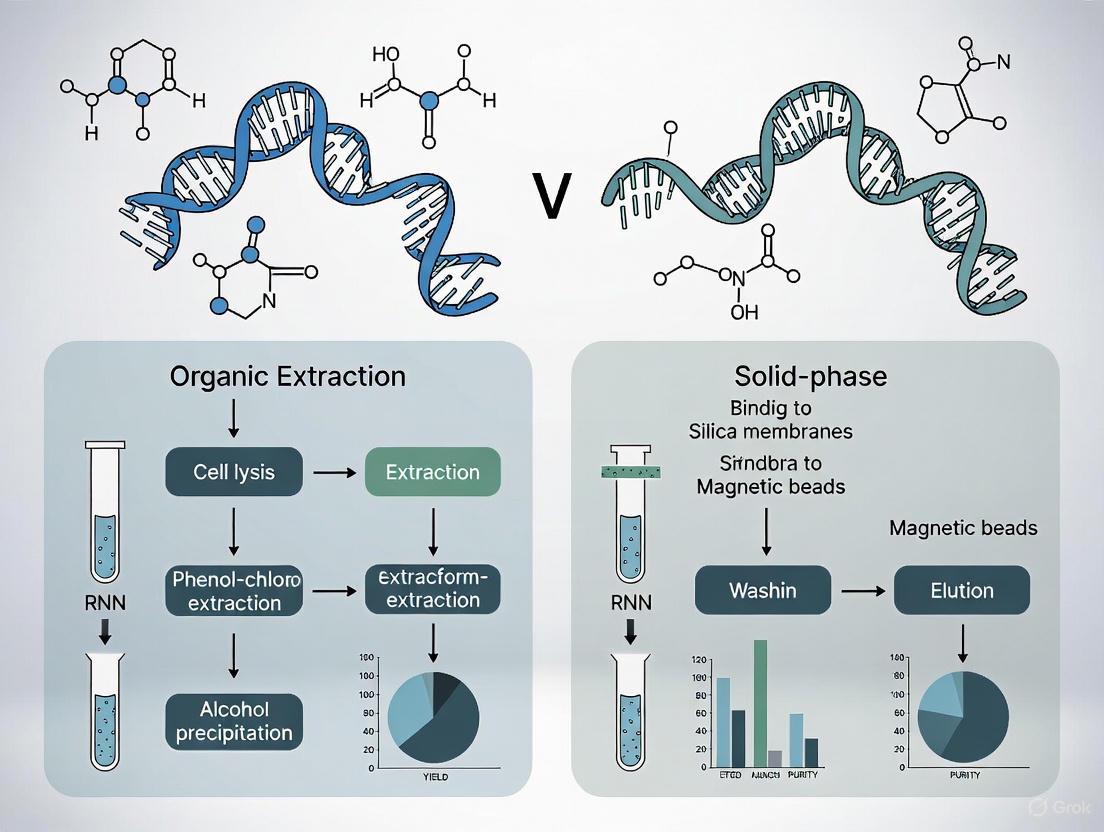 Organic vs. Solid-Phase Nucleic Acid Extraction: A Comprehensive Guide for Biomedical Research and Diagnostics