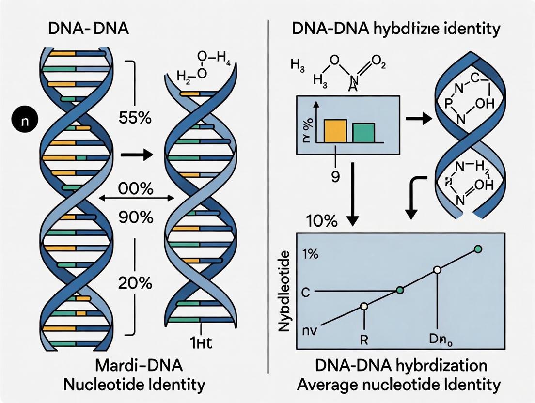 ANI vs dDDH: A Genomic Era Guide for Accurate Microbial Taxonomy and Strain Typing