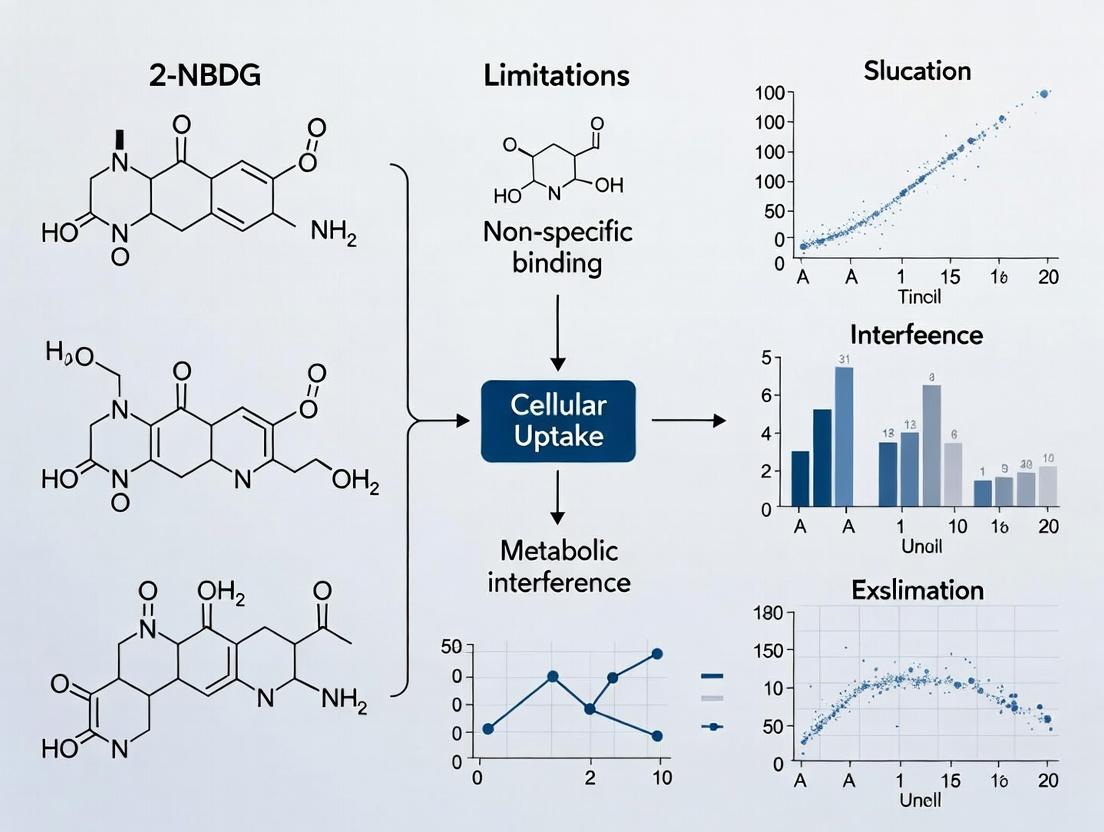 Beyond the Fluorescent Signal: Critical Analysis of 2-NBDG Limitations and Non-Specific Binding in Cellular Glucose Uptake Assays