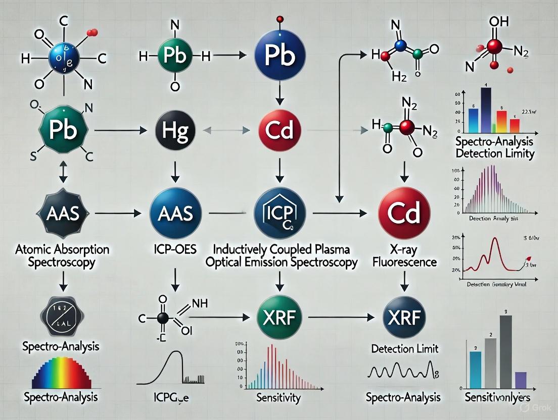 A Comprehensive Comparison of Spectroscopic Techniques for Heavy Metal Detection in Biomedical Research