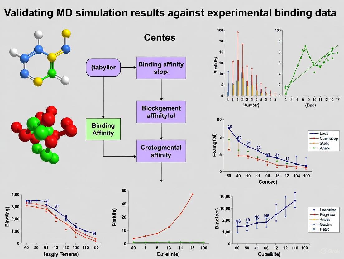 Bridging the Gap: A Practical Guide to Validating MD Simulations with Experimental Binding Data in Drug Discovery