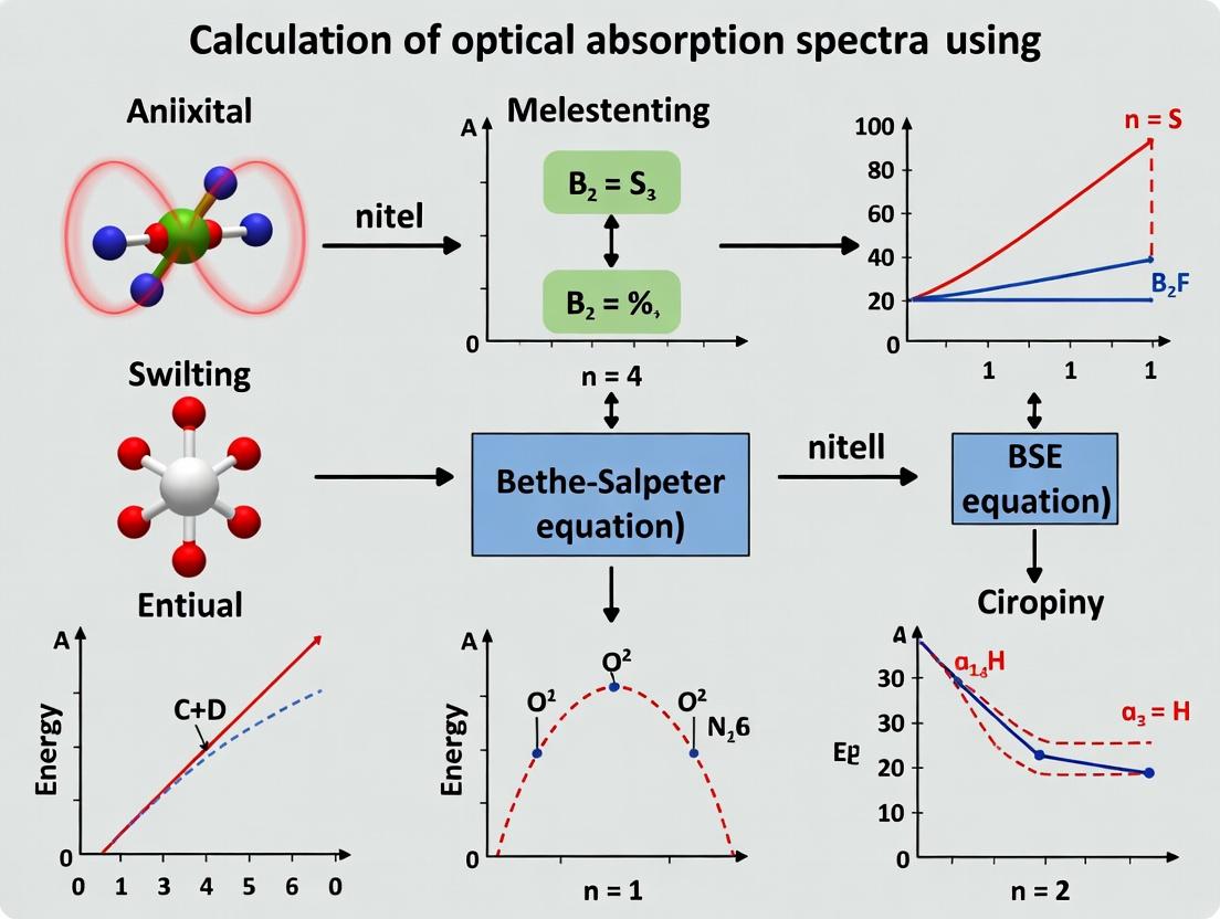 Calculating BSE Optical Absorption Spectra: A Comprehensive Guide for Biomolecular and Drug Discovery Research