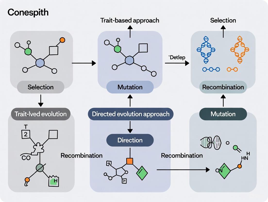 Trait-Based vs. Directed Evolution: A Strategic Guide for Optimizing Biological Communities and Bioprocesses