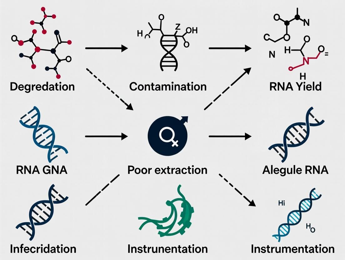 Solving the Low RNA Yield Puzzle: Causes, Troubleshooting, and Optimized Protocols for Reliable Sequencing