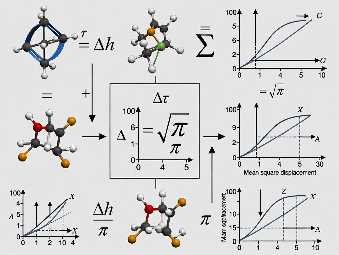 Calculating Diffusion Coefficients from MD Simulations: A Complete Guide to MSD Analysis