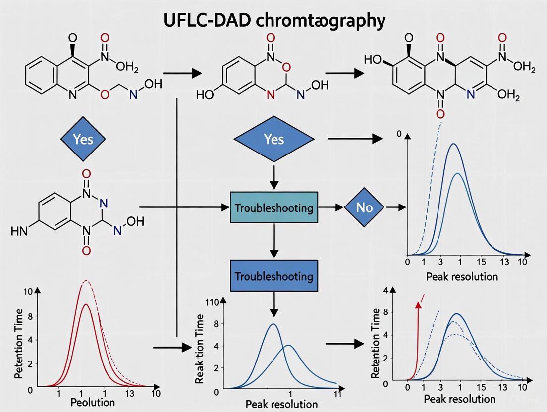 Ultimate Guide to Troubleshooting and Optimizing Peak Resolution in UFLC-DAD Analysis