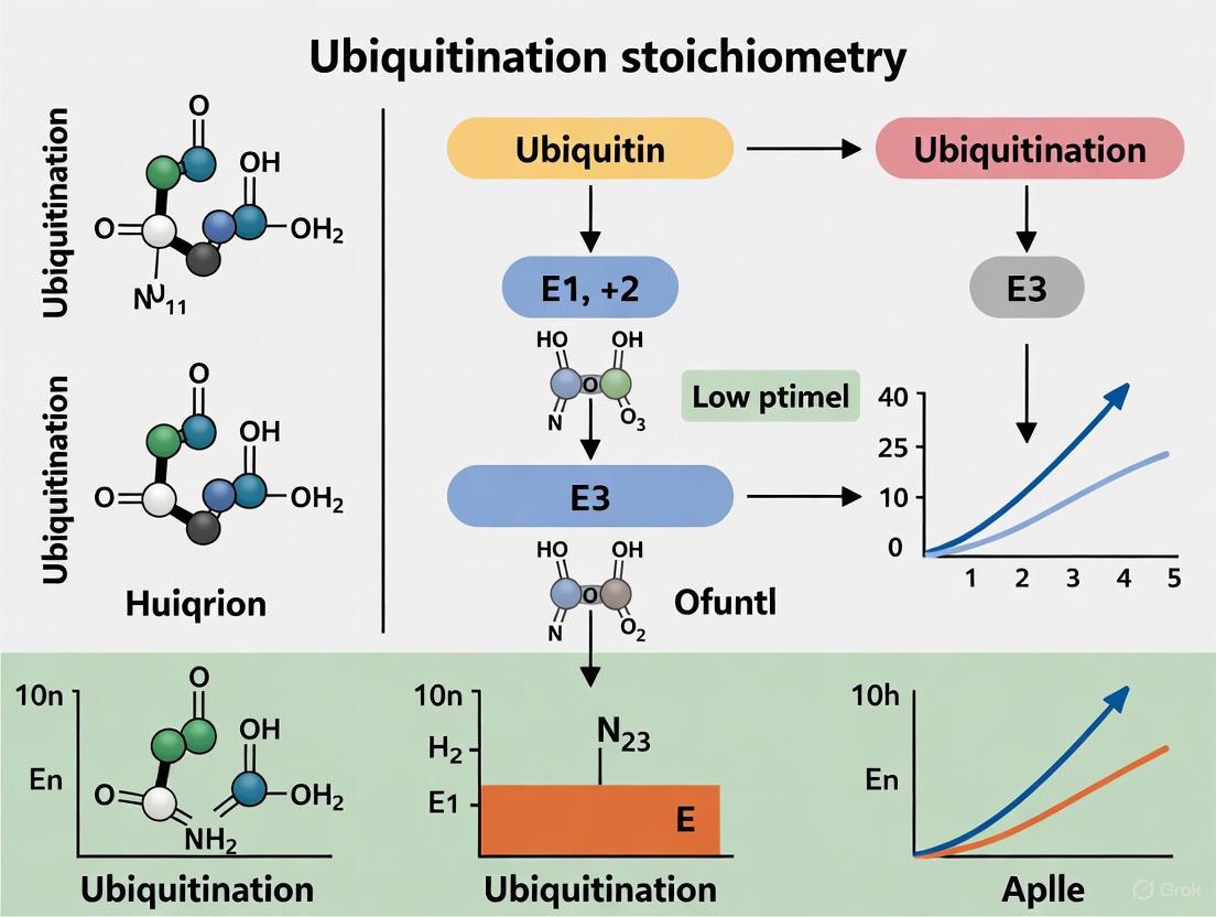 Ubiquitination Stoichiometry: Unraveling the Quantitative Challenge in Cellular Signaling and Drug Development