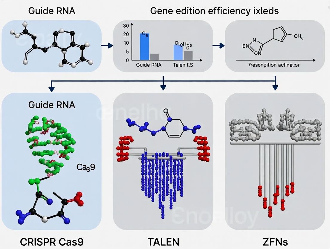 Genome Editing Face-Off: A Comprehensive Comparison of CRISPR-Cas9, TALEN, and ZFN Efficiency in 2024
