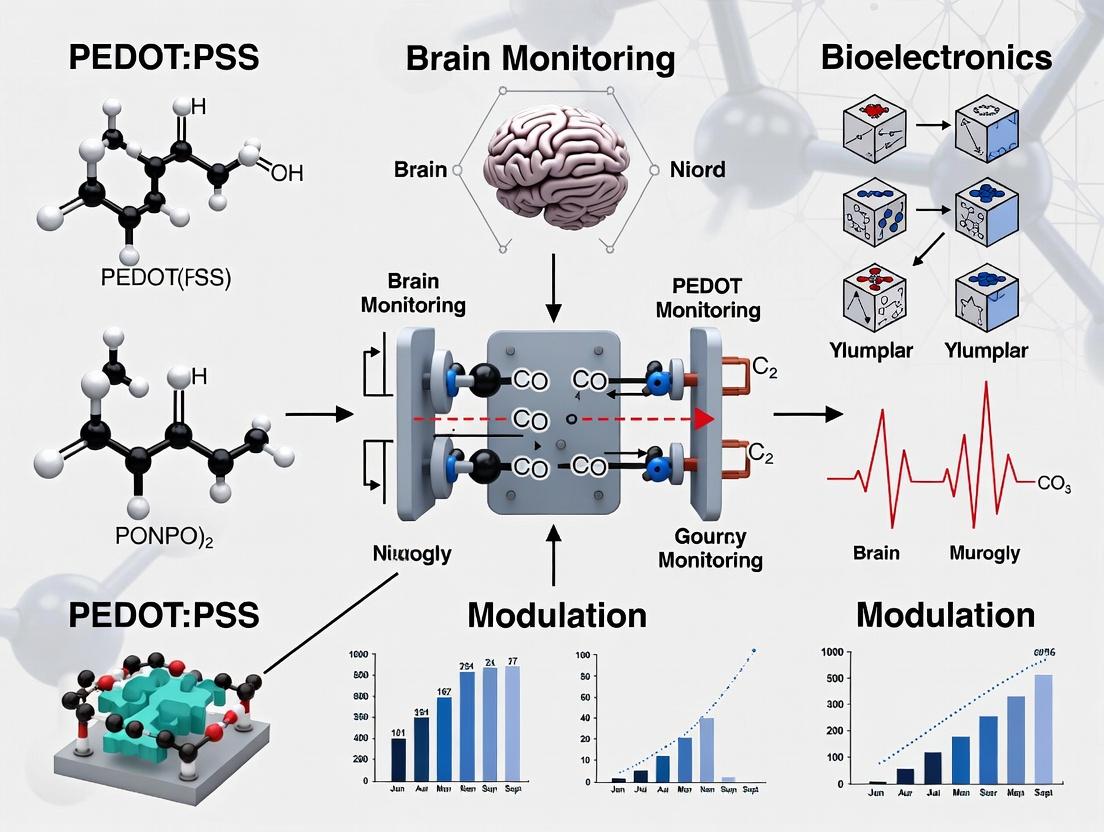 PEDOT:PSS in Neurotechnology: Advanced Materials for Brain Monitoring and Neuromodulation