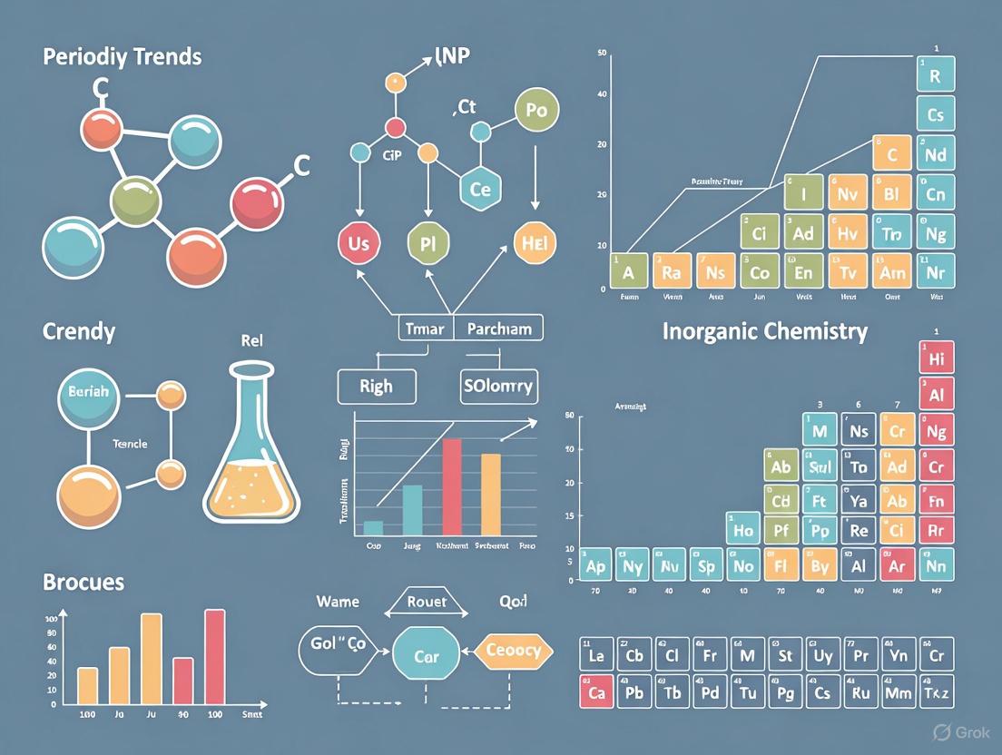 Validating Periodic Trends in Drug Development: From Atomic Principles to Biomolecular Halogen Bonds