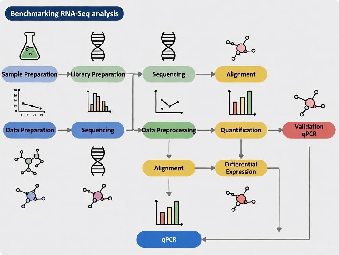 Benchmarking RNA-Seq Analysis Workflows: A qPCR Validation Framework for Reliable Gene Expression Data
