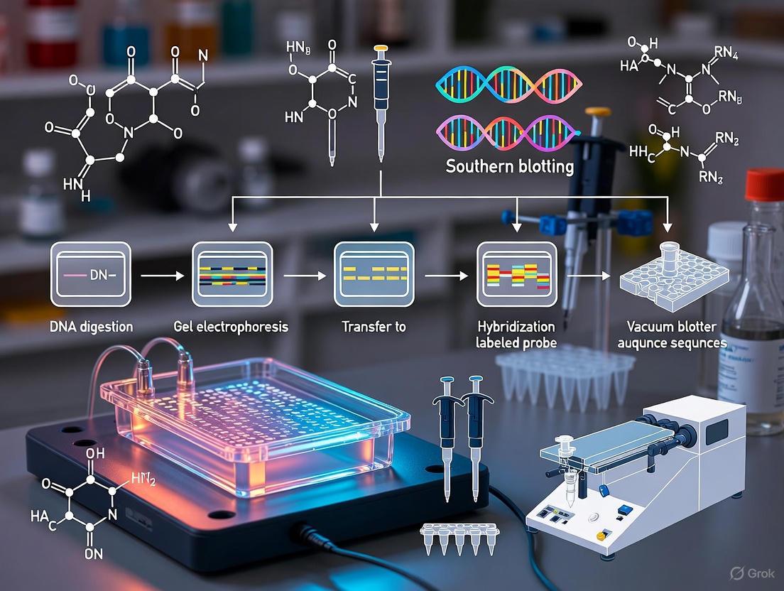 Southern Blotting: A Definitive Guide to DNA Sequence Detection for Biomedical Research