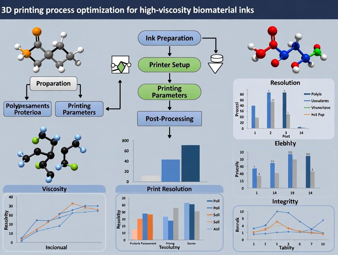 Optimizing 3D Bioprinting: A Comprehensive Guide to Processing High-Viscosity Biomaterial Inks