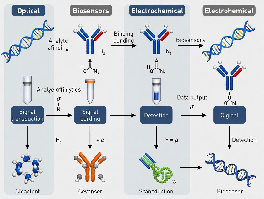 Optical vs Electrochemical Biosensors: A Comprehensive Comparison for Biomedical Research and Diagnostics