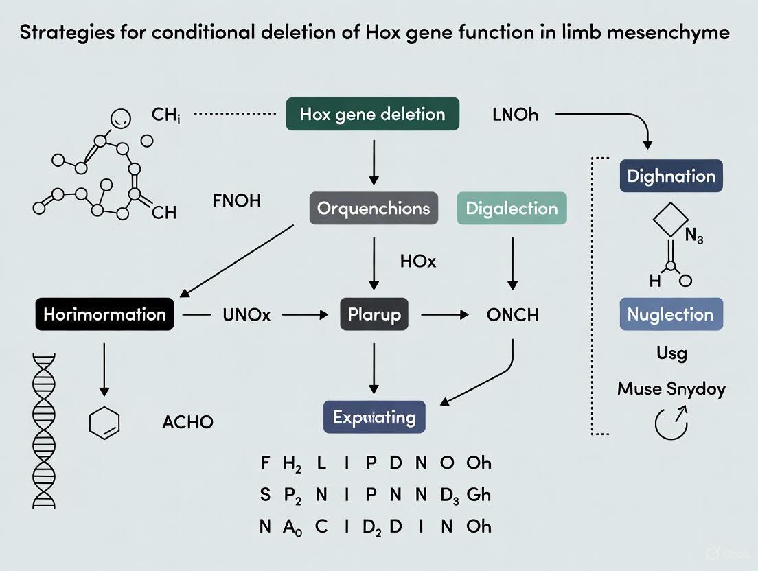 Strategies for Conditional Deletion of Hox Gene Function in Limb Mesenchyme: From Foundational Principles to Advanced Applications