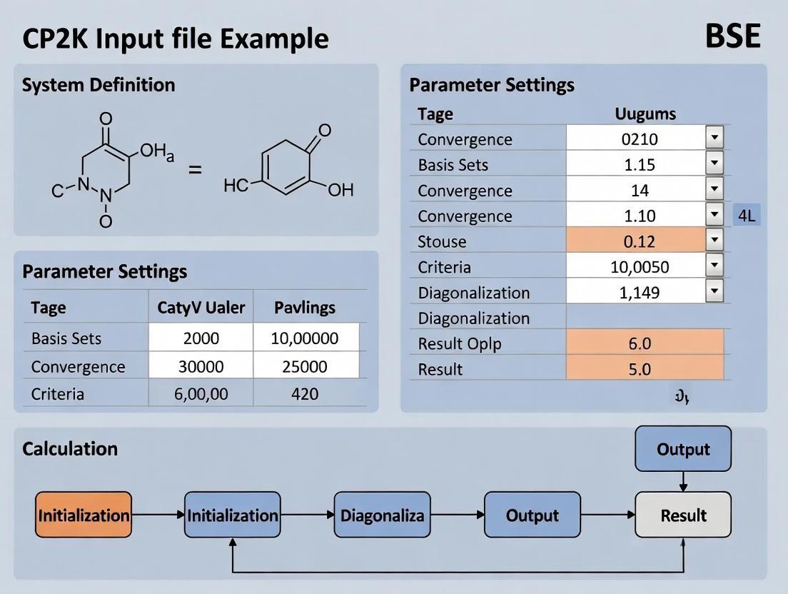 BSE Calculations in CP2K: A Complete Tutorial for Biomolecular Spectra and Drug Discovery