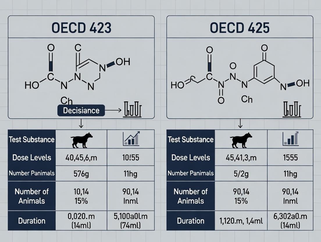 OECD 423 vs OECD 425: A Strategic Guide to Selecting Acute Oral Toxicity Test Guidelines