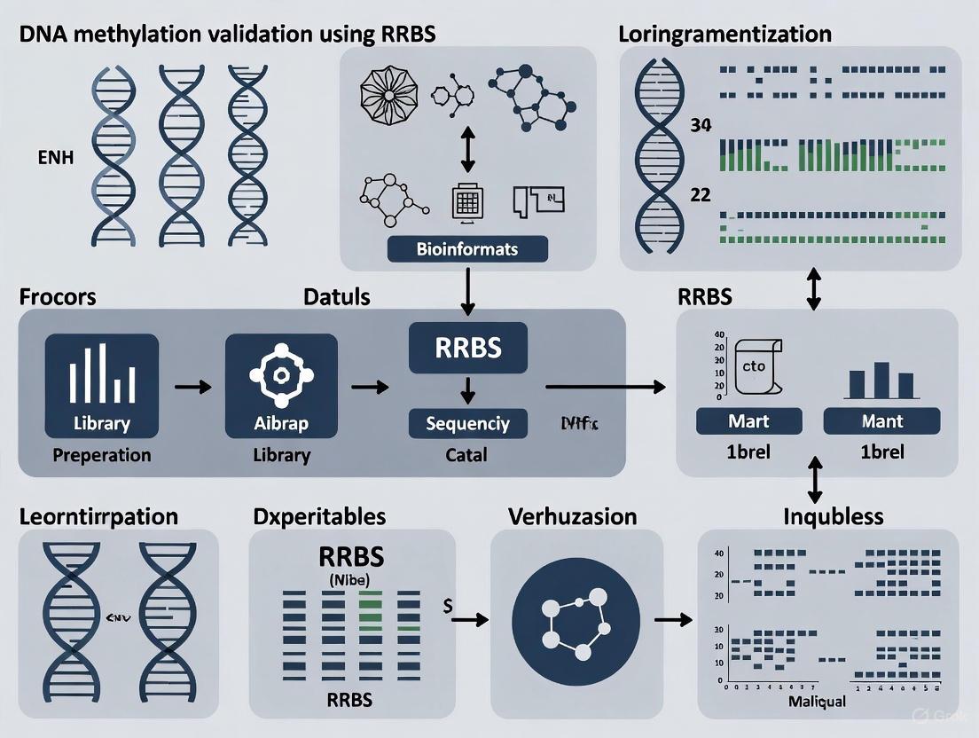 A Comprehensive Guide to Validating RRBS DNA Methylation Data: From Foundational Principles to Clinical Application