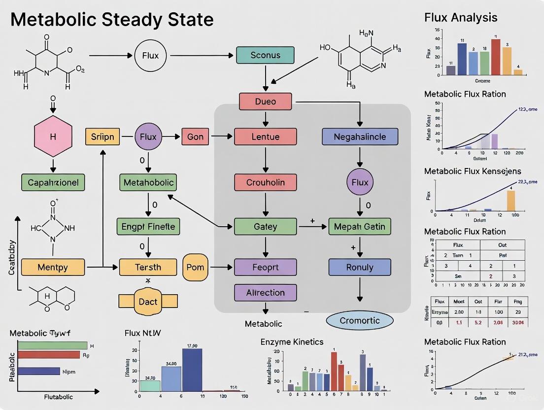 Metabolic Steady State: The Critical Foundation for Accurate Flux Analysis in Biomedical Research