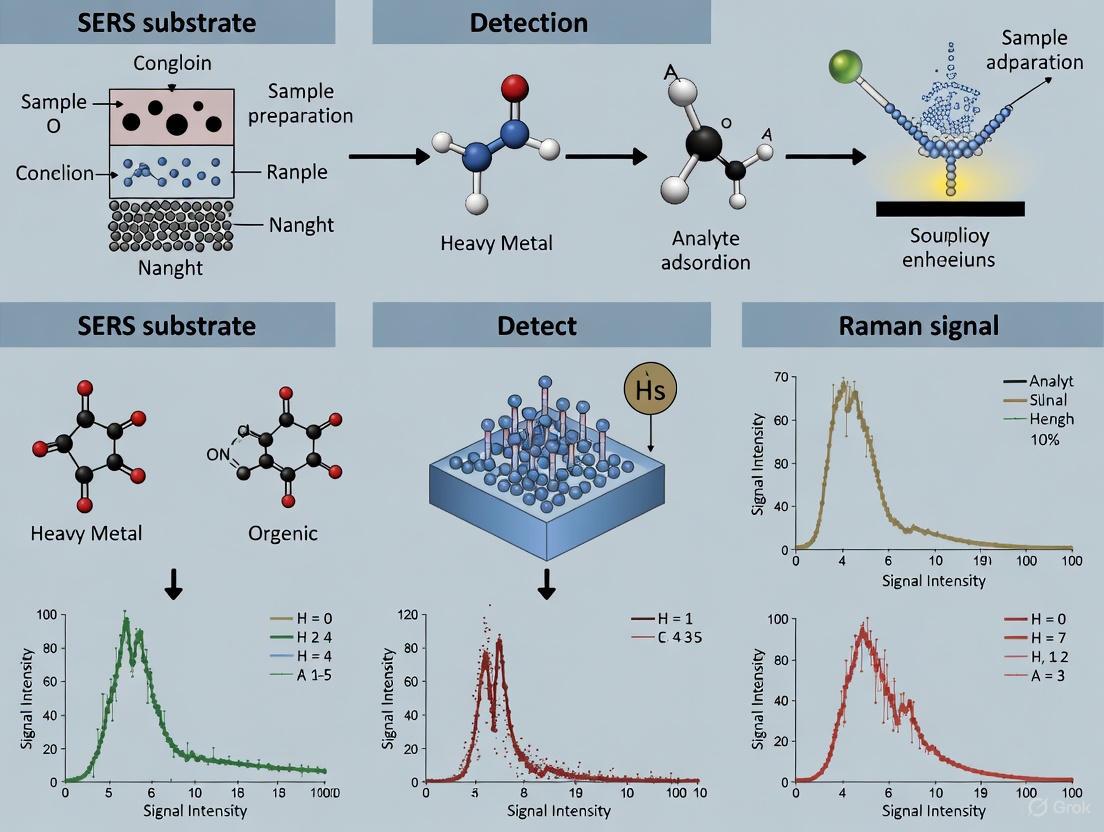 Advancements and Evaluation of SERS Substrates for Sensitive Detection of Environmental Pollutants