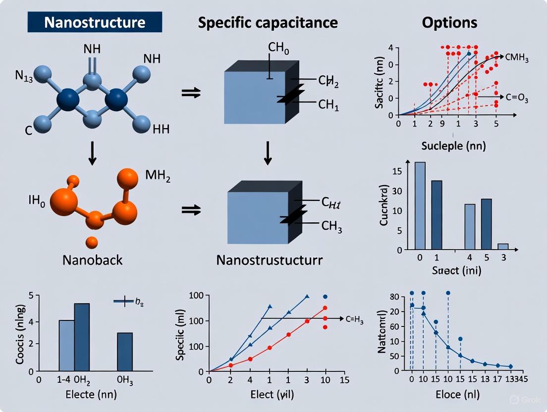 Nanostructure Engineering for Enhanced Specific Capacitance: Principles, Materials, and AI-Driven Design