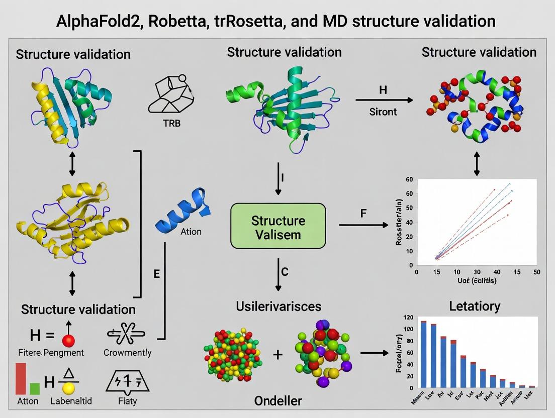 AlphaFold2 vs. Robetta vs. trRosetta: A Comprehensive Guide to Protein Structure Prediction and Validation with Molecular Dynamics