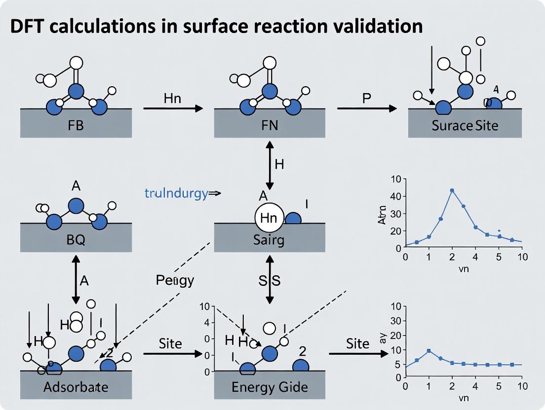 Validating Surface Reactions in Drug Discovery: A Practical Guide to DFT Calculations and Biomolecular Applications