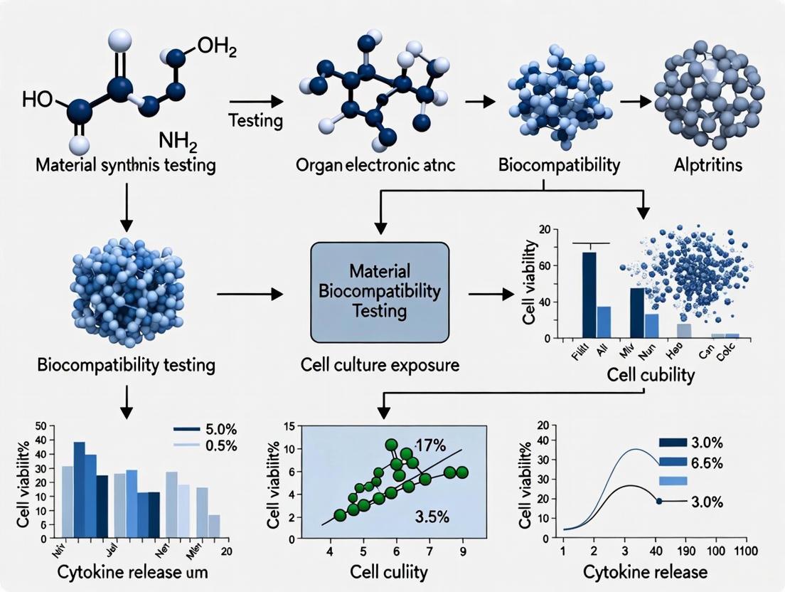 Biocompatibility Testing for Organic Electronic Materials: A Comprehensive Guide for Researchers and Developers
