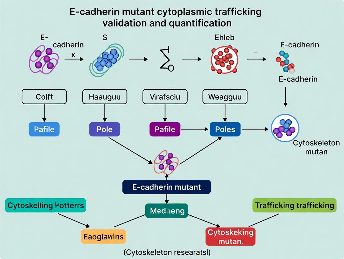 Quantifying E-Cadherin Mutant Trafficking: A Comprehensive Guide to Validation Methods for Cancer Research