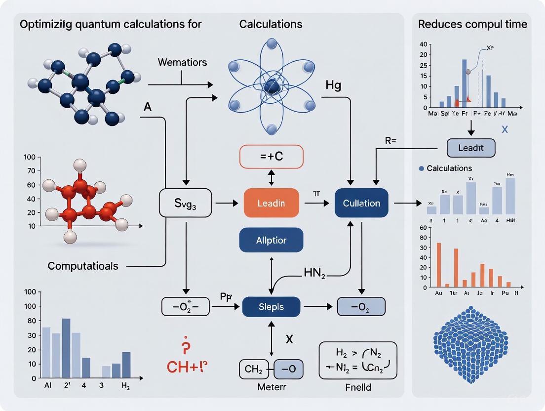 Accelerating Discovery: Strategies to Optimize Quantum Chemical Calculations and Reduce Computational Time