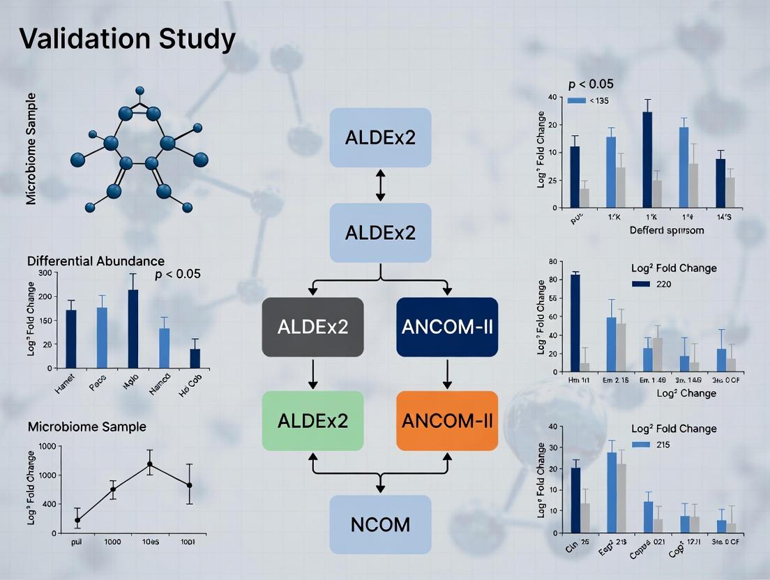 ALDEx2 vs ANCOM-II: A Comprehensive Validation and Performance Guide for Differential Abundance Analysis in Microbiome Research